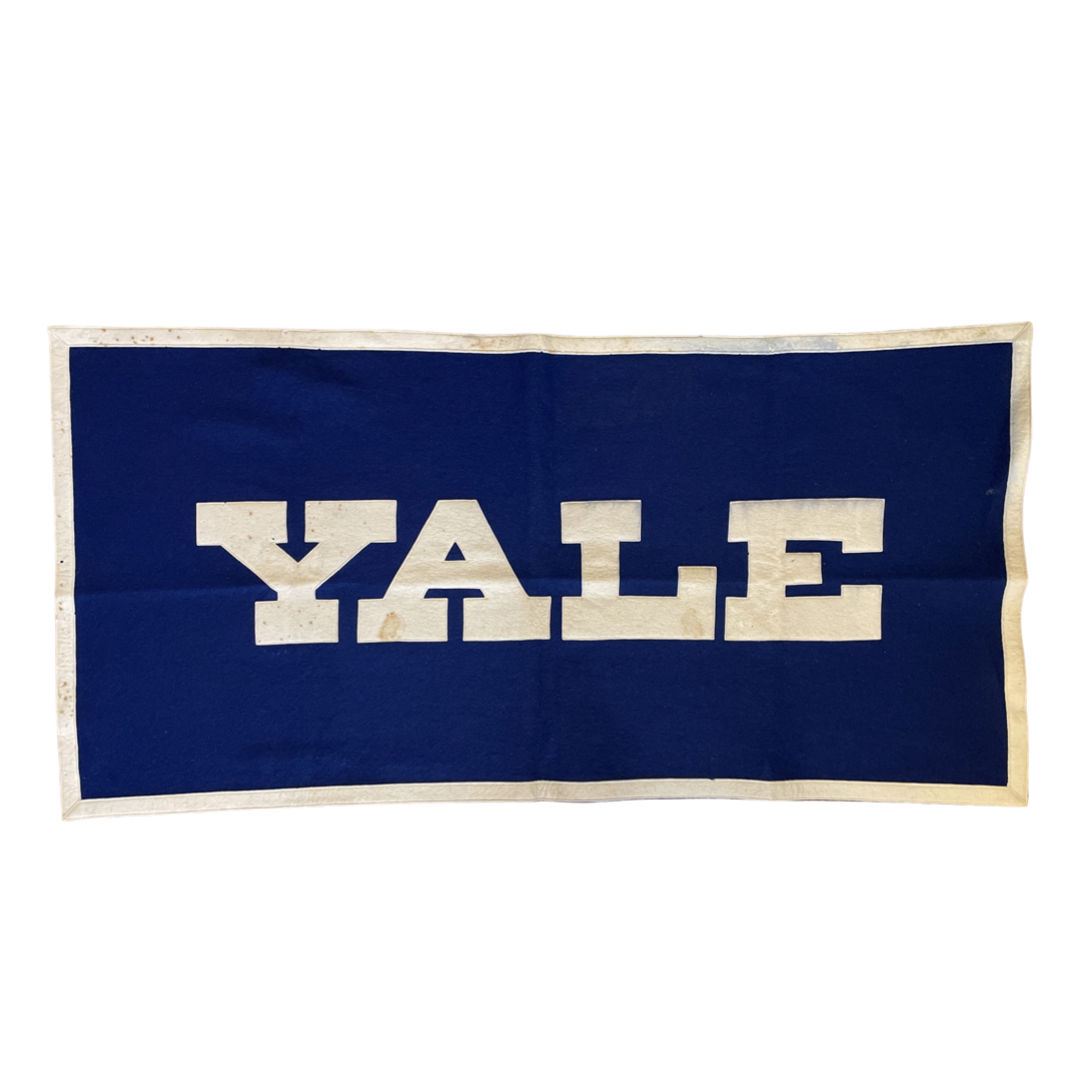 Vintage Yale University Felt Banner