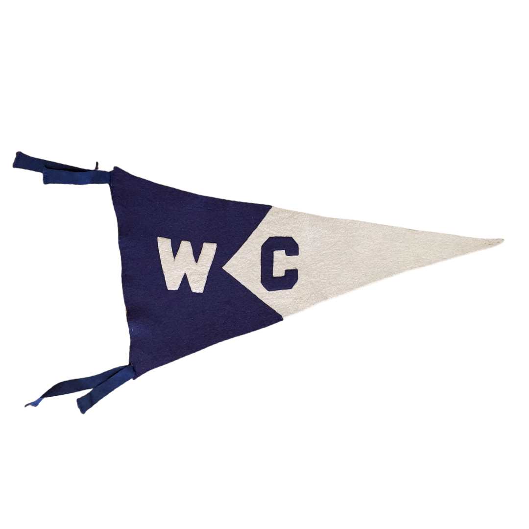 YALE UNIVERSITY Vintage Pennant / Banner-