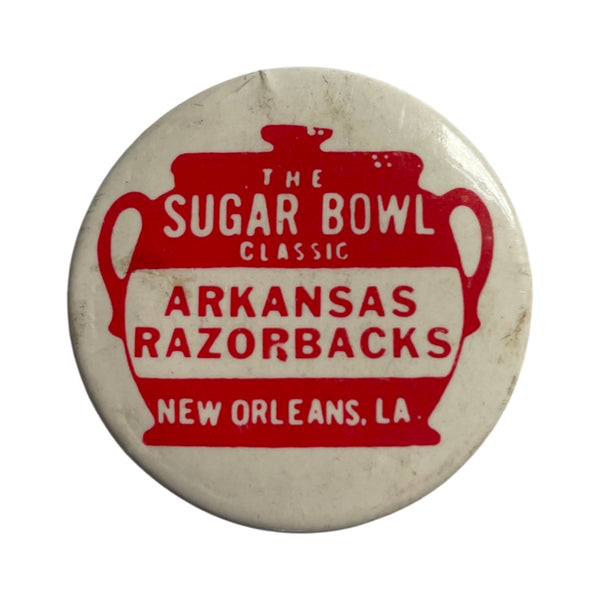 Vintage Football Pin - Arkansas Razorbacks