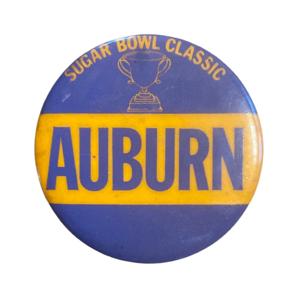 Vintage Football Pin - Auburn Tigers