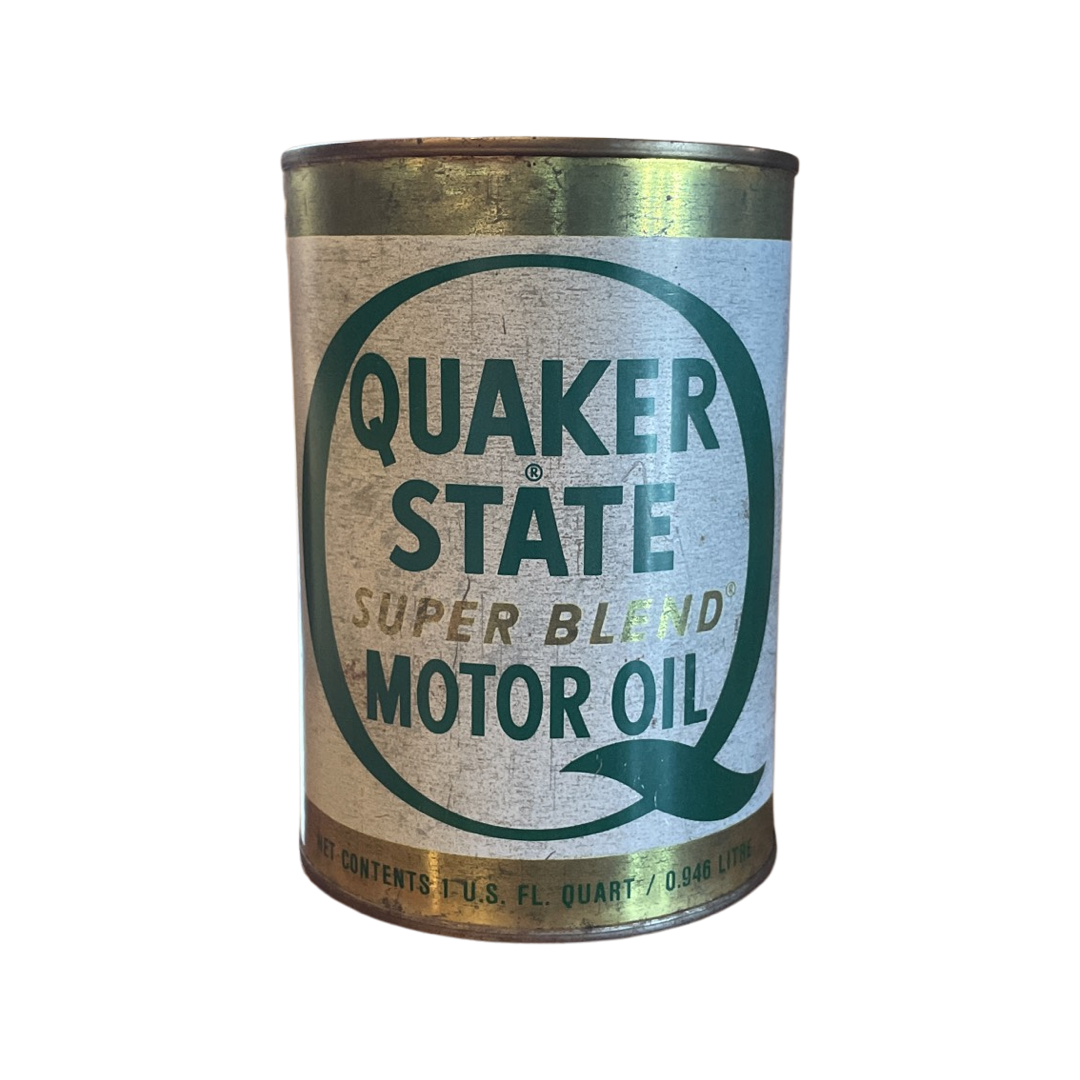 Quaker State Oil Can
