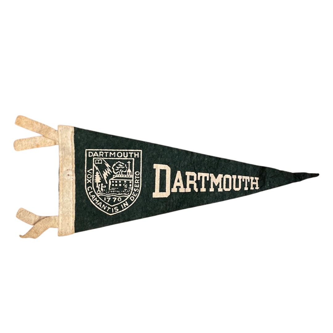 Vintage Pennant - Dartmouth College Big Green